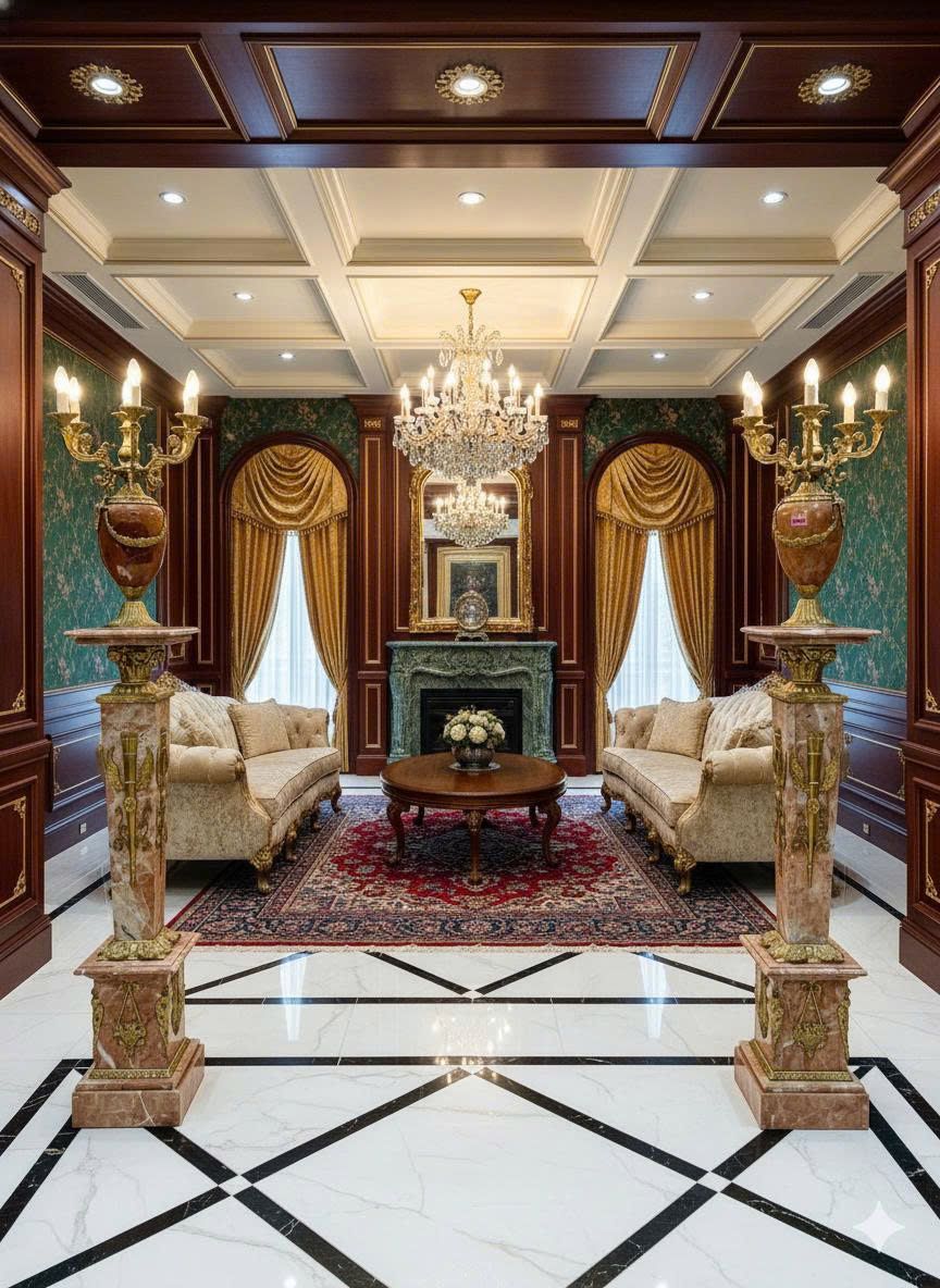 ĐÈN CÂY TRANG TRÍ - PHONG CÁCH HOÀNG GIA&nbsp;[TH2822]